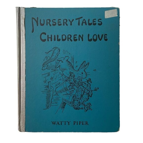 1950’s Nursery Tales Children Love Color Illustrated Hardcover Book Repurpose - Picture 1 of 16